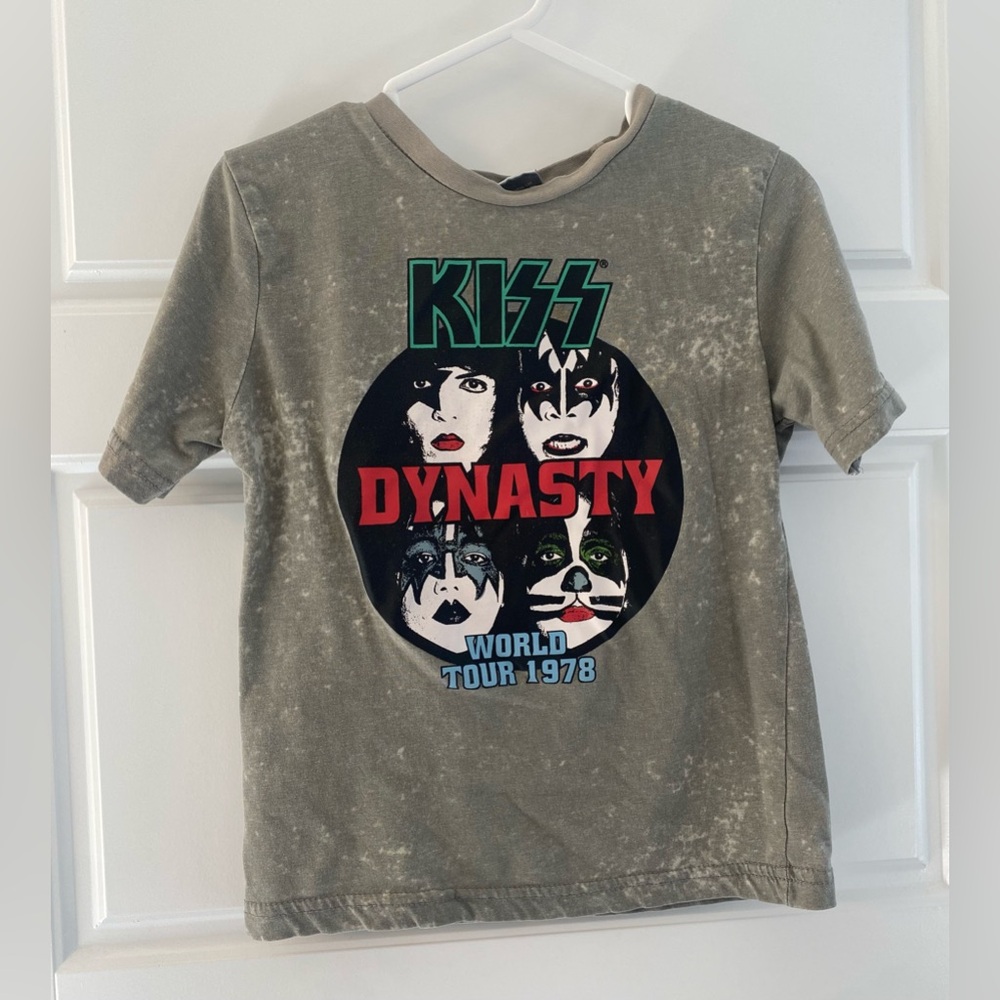 Kiss Kids Dynasty Tour T-Shirt - Gray